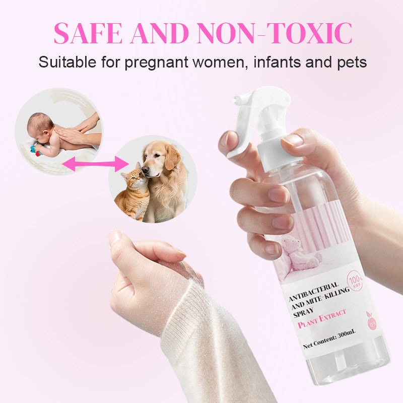 Spray Antibacteriano y Antiácaros de Extractos Plantares