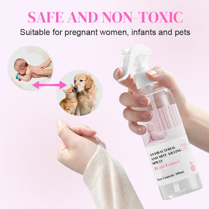 Spray Antibacteriano y Antiácaros de Extractos Plantares