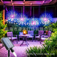 🔥Guirnalda de luces solares tipo fuegos artificiales para jardines y fiestas
