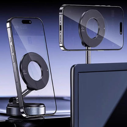 Soporte de teléfono para coche magnético, potente y giratorio 360