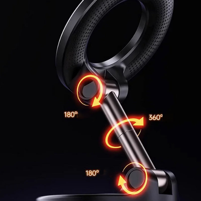Soporte de teléfono para coche magnético, potente y giratorio 360