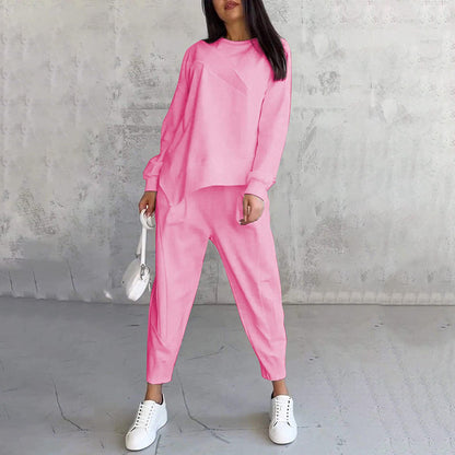 💕VENTA CALIENTE 2026💕Mujeres Conjunto de sudaderas y pantalones de dobladillo de manga larga