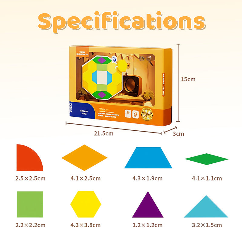 Children’s Educational Magnetic Tangram Puzzle