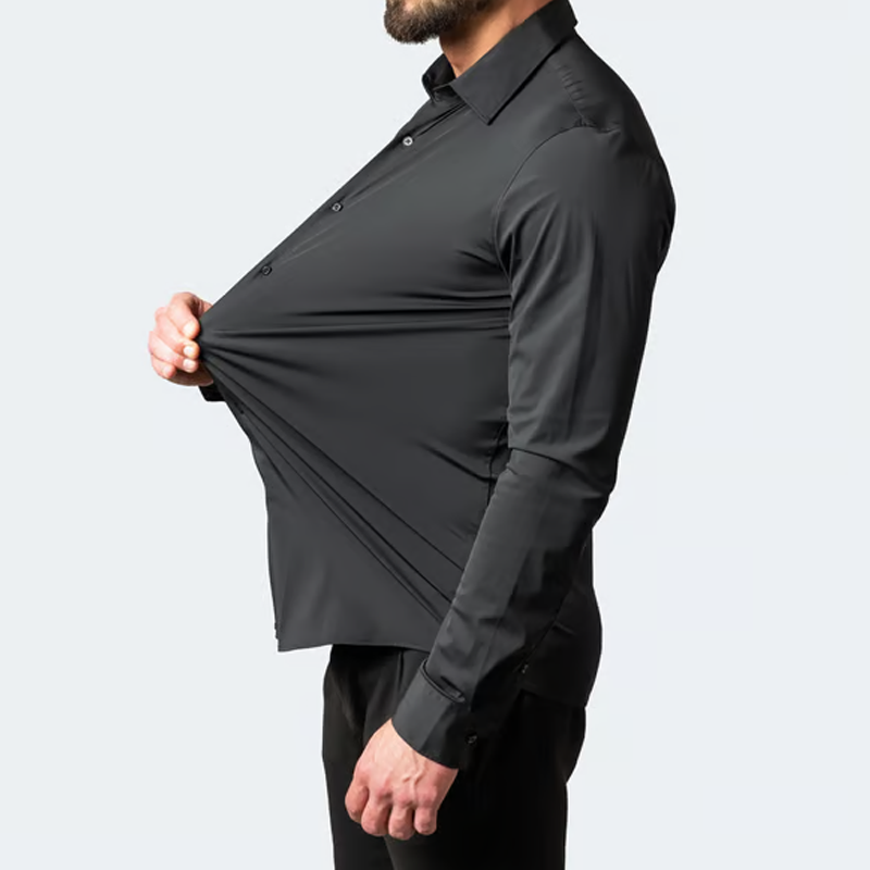 👔40% OFF!🌞Men’s High-Stretch Wrinkle-Free Shirt – Ultra-Comfortable, Breathable & Always Crisp for Work or Weekend✨