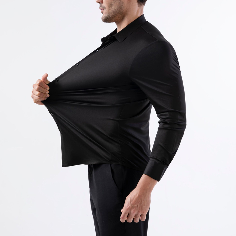 👔40% OFF!🌞Men’s High-Stretch Wrinkle-Free Shirt – Ultra-Comfortable, Breathable & Always Crisp for Work or Weekend✨