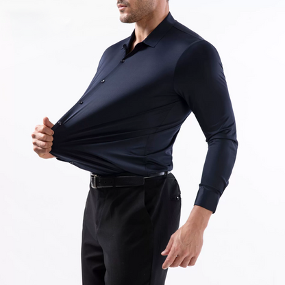 👔40% OFF!🌞Men’s High-Stretch Wrinkle-Free Shirt – Ultra-Comfortable, Breathable & Always Crisp for Work or Weekend✨