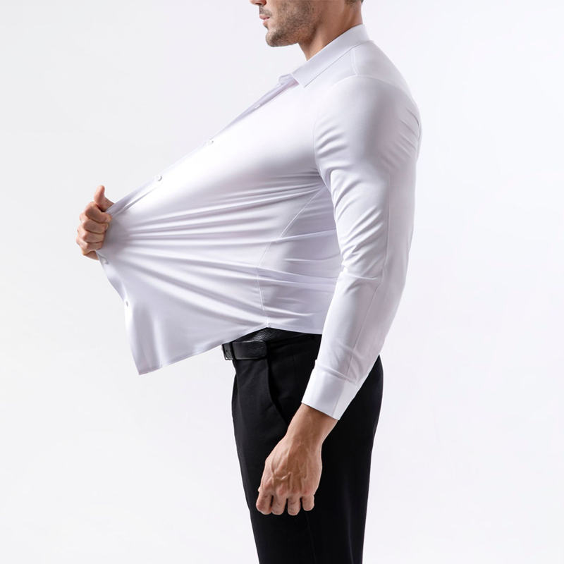 👔40% OFF!🌞Men’s High-Stretch Wrinkle-Free Shirt – Ultra-Comfortable, Breathable & Always Crisp for Work or Weekend✨