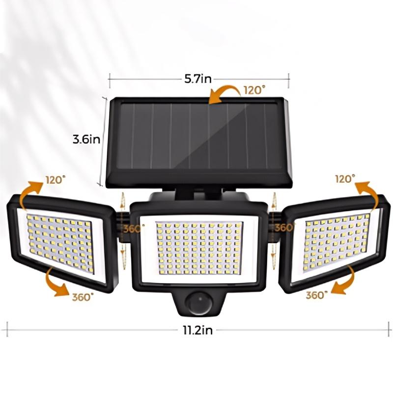 Lampe solaire d’extérieur avec télécommande