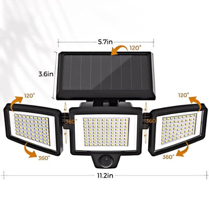 Lampe solaire d’extérieur avec télécommande