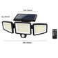 Lampe solaire d’extérieur avec télécommande