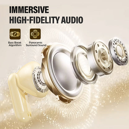 Auriculares Bluetooth Inalámbricos de Doble Par con Estuche de Carga LED
