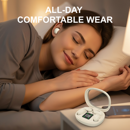 Auriculares Bluetooth Inalámbricos de Doble Par con Estuche de Carga LED