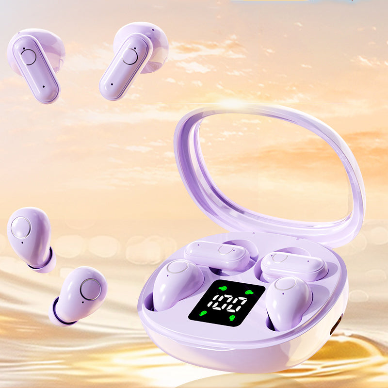 Auriculares Bluetooth Inalámbricos de Doble Par con Estuche de Carga LED
