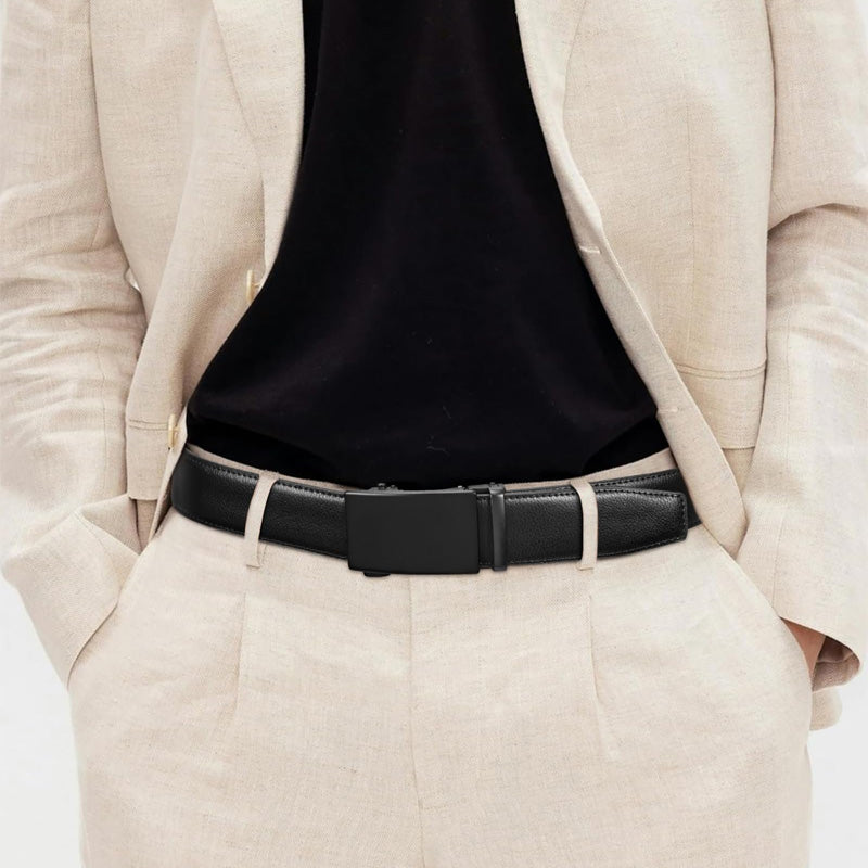 Cinturón Casual Elegante para Hombre con Hebilla Ajustable