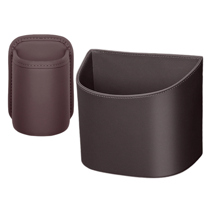 Portavasos Universal de Piel PU para Puerta de Carro