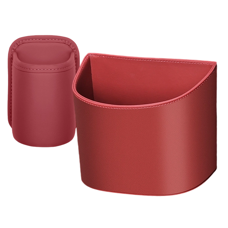 Portavasos Universal de Piel PU para Puerta de Carro