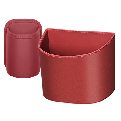 Portavasos Universal de Piel PU para Puerta de Carro