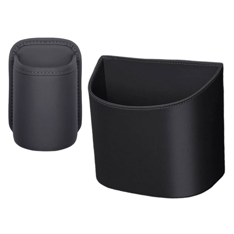 Portavasos Universal de Piel PU para Puerta de Carro