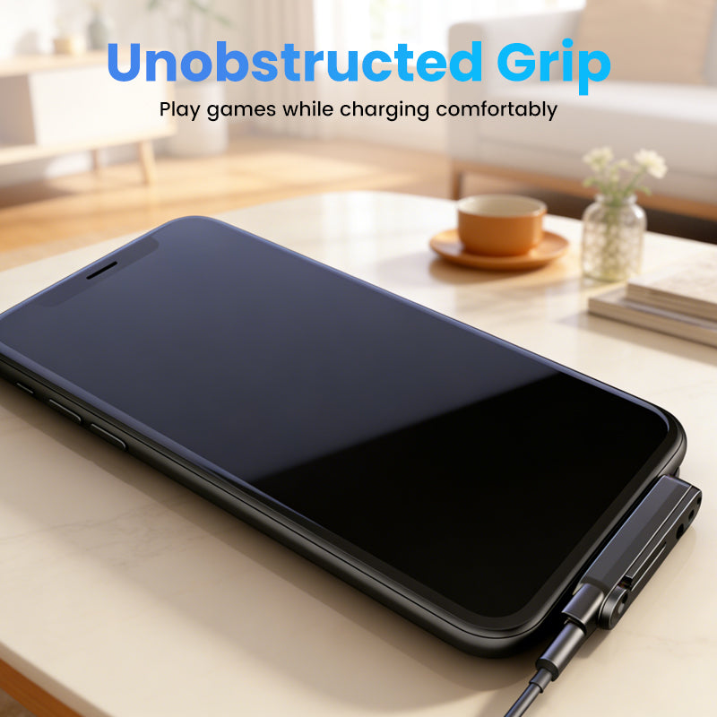 Adaptador de Carga Rápida con Soporte Plegable 360° para Celular