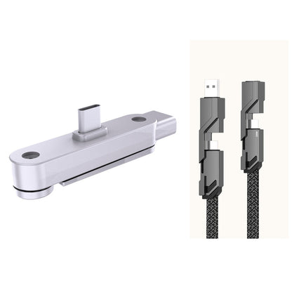 Adaptador de Carga Rápida con Soporte Plegable 360° para Celular