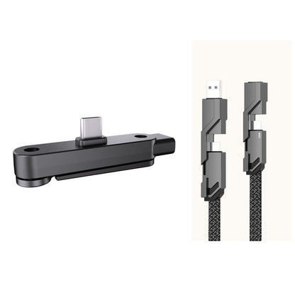 Adaptador de Carga Rápida con Soporte Plegable 360° para Celular