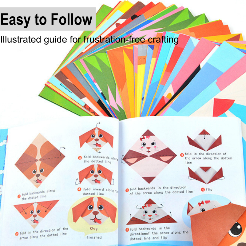 🧠 Fokozza gyermeke agyi teljesítményét egy szórakoztató, saját kezűleg elkészíthető origami készlettel! ✂️🎨 (3–8 éves korig)”