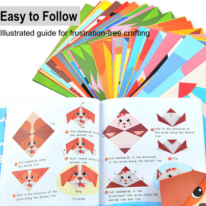 🧠 Fokozza gyermeke agyi teljesítményét egy szórakoztató, saját kezűleg elkészíthető origami készlettel! ✂️🎨 (3–8 éves korig)”
