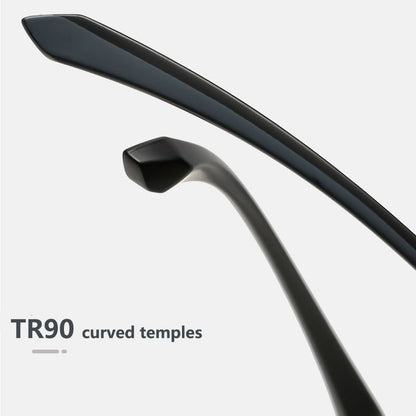 Titanio Gafas de Lectura Multifocal Fotocromáticas Progresivas Doble Luz Antiazul