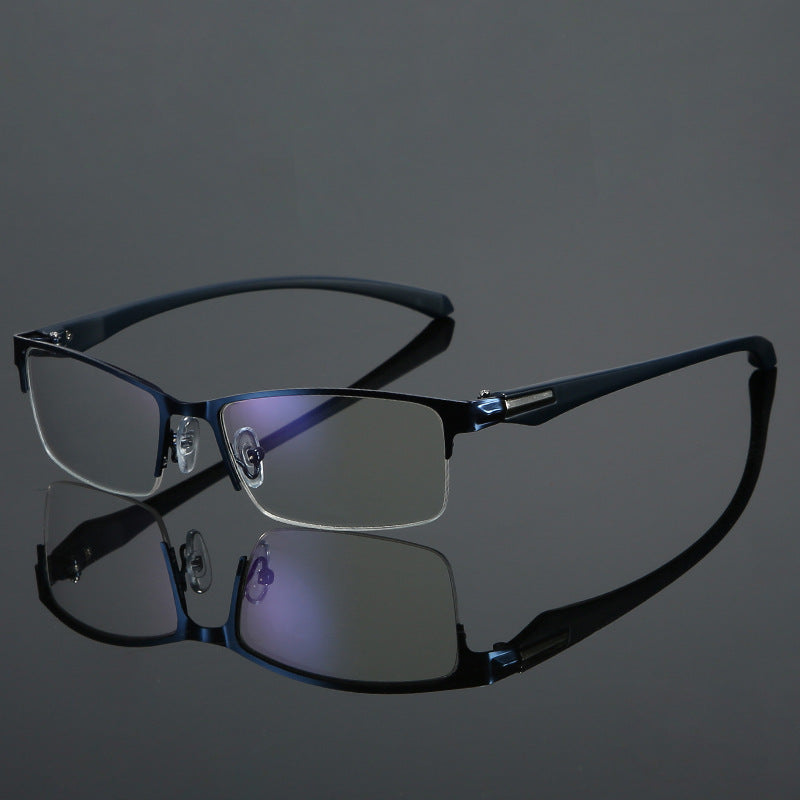 Titanio Gafas de Lectura Multifocal Fotocromáticas Progresivas Doble Luz Antiazul