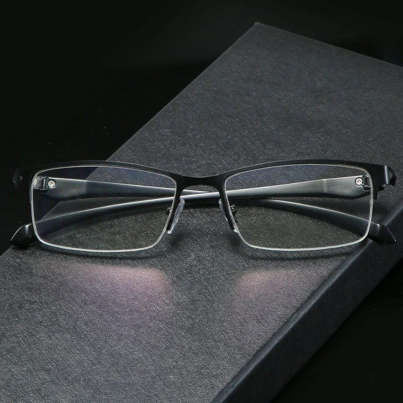Titanio Gafas de Lectura Multifocal Fotocromáticas Progresivas Doble Luz Antiazul