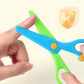 62PCS Fun Paper-Cut Set with Child-Safe Scissors