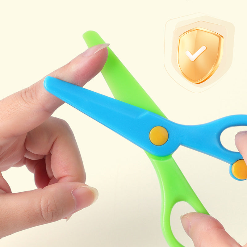62PCS Fun Paper-Cut Set with Child-Safe Scissors