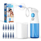 👂Kit para eliminar el cerumen: seguro y suave, cuchara de silicona reutilizable, fácil de usar, eficaz e higiénico para la limpieza de los oídos ✨