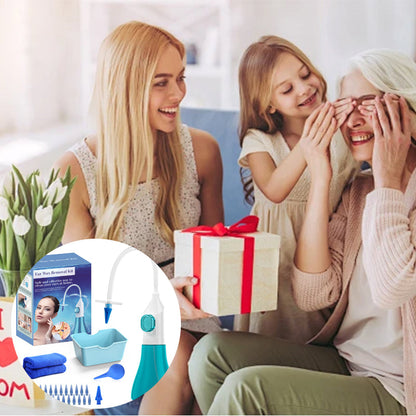 👂Kit para eliminar el cerumen: seguro y suave, cuchara de silicona reutilizable, fácil de usar, eficaz e higiénico para la limpieza de los oídos ✨