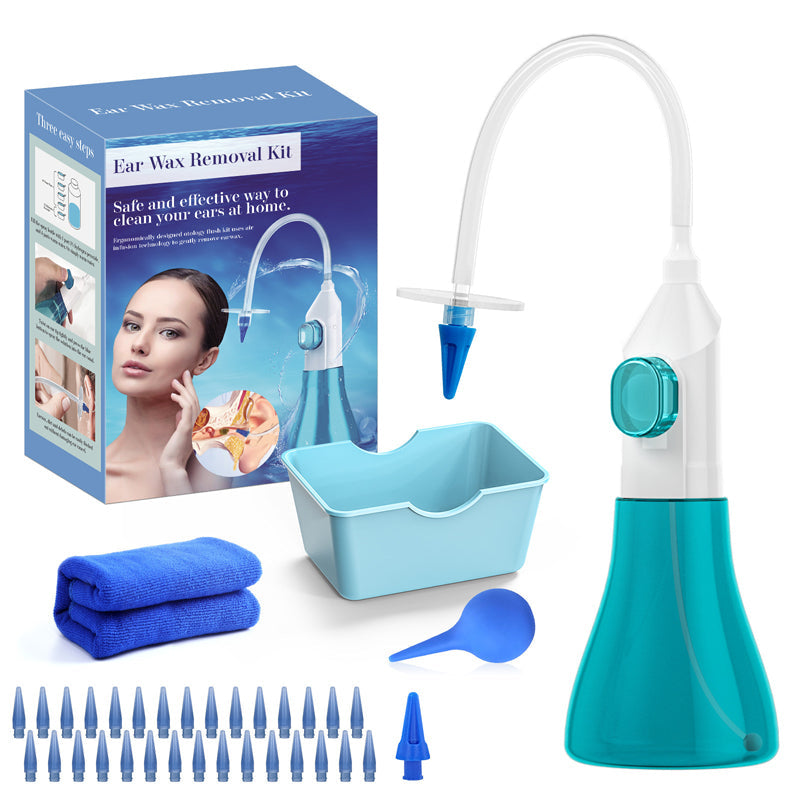 👂Kit para eliminar el cerumen: seguro y suave, cuchara de silicona reutilizable, fácil de usar, eficaz e higiénico para la limpieza de los oídos ✨