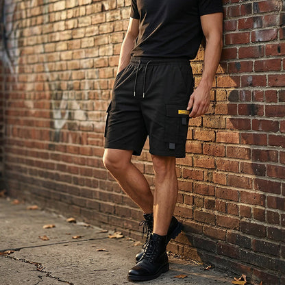Bermuda Cargo Casual para Hombre con Jareta Ajustable