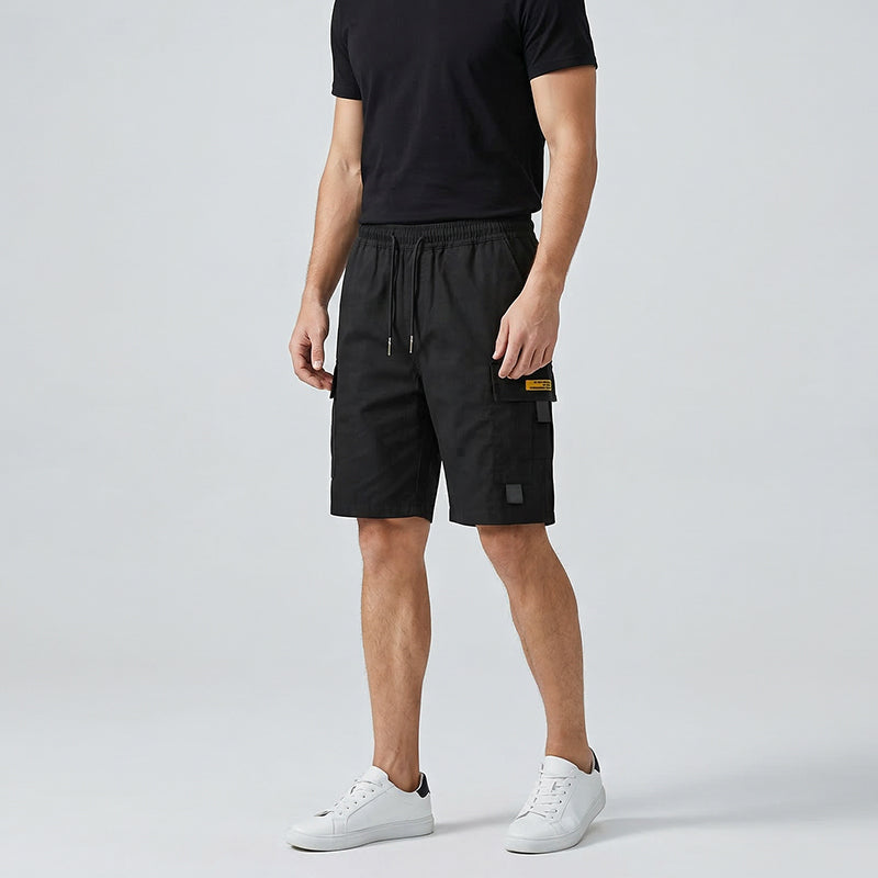 Bermuda Cargo Casual para Hombre con Jareta Ajustable