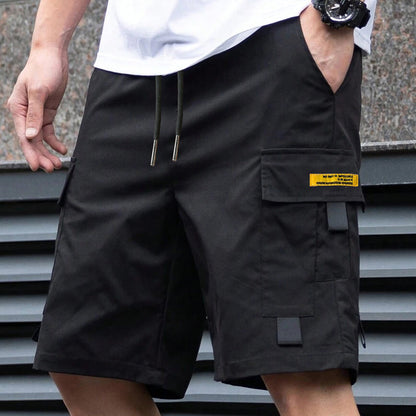 Bermuda Cargo Casual para Hombre con Jareta Ajustable