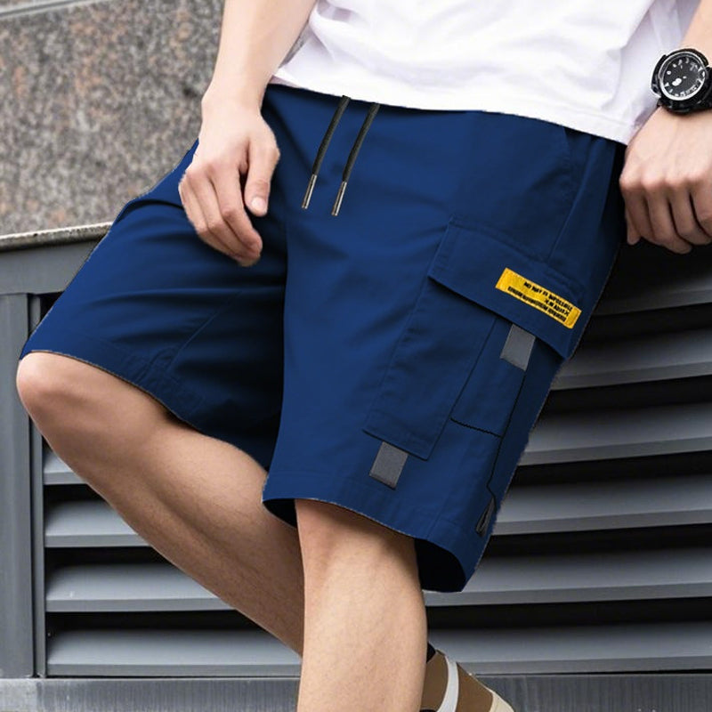 Bermuda Cargo Casual para Hombre con Jareta Ajustable