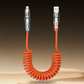 Cable de Carga Retráctil 4 en 1 Compacto para Auto