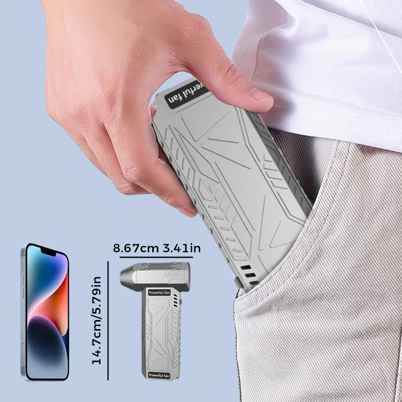 Ventilador de Mano Eléctrico de Alta Velocidad sin Escobillas