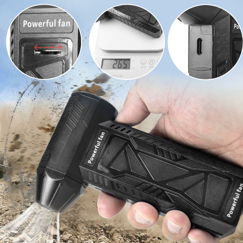 Ventilador de Mano Eléctrico de Alta Velocidad sin Escobillas