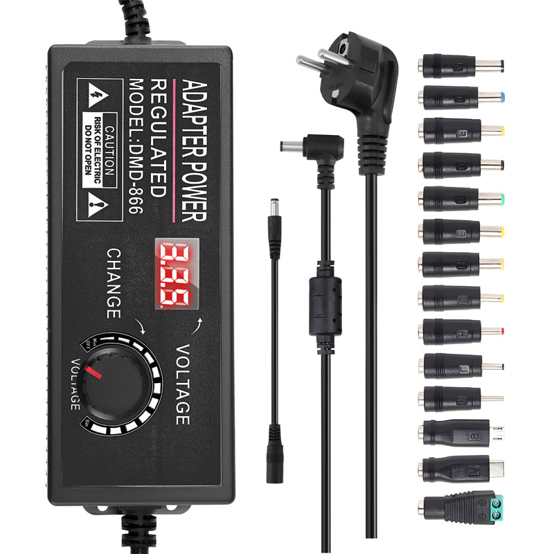 Adaptador de Corriente Universal Ajustable 3V-24V 3A AC/DC