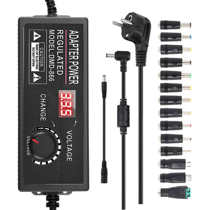 Adaptador de Corriente Universal Ajustable 3V-24V 3A AC/DC