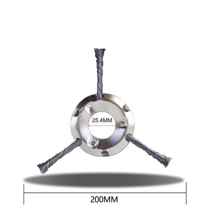 Cabezal de Desbrozadora de Alambre de Acero de 6 Pulgadas