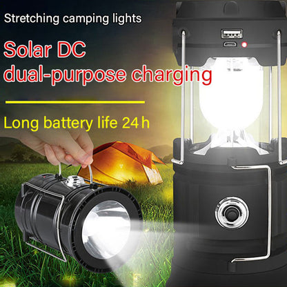 Lámpara de Camping Solar Retráctil