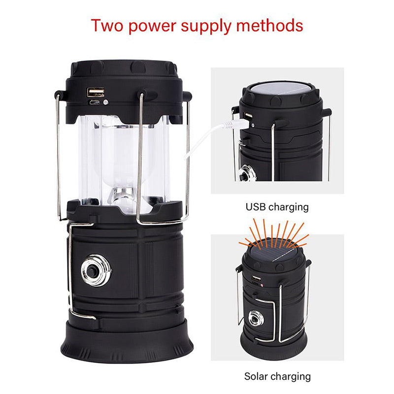 Lámpara de Camping Solar Retráctil