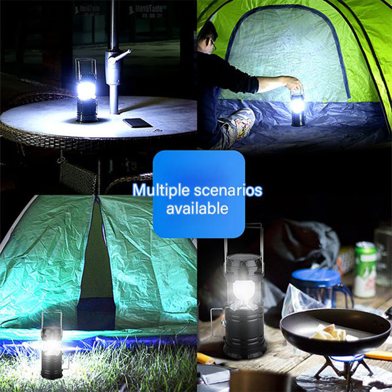Lámpara de Camping Solar Retráctil