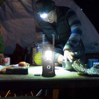 Lámpara de Camping Solar Retráctil