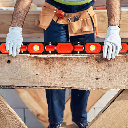 📐【Transportador plegable y nivel】— ¡Simplemente tire y doble para medir ángulos y verificar la nivelación! 🔧✨
